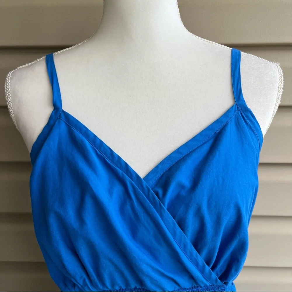 •Lane Bryant• 100% Cotton Blue Eyelet Shndress - Size 14 - Picture 3 of 9